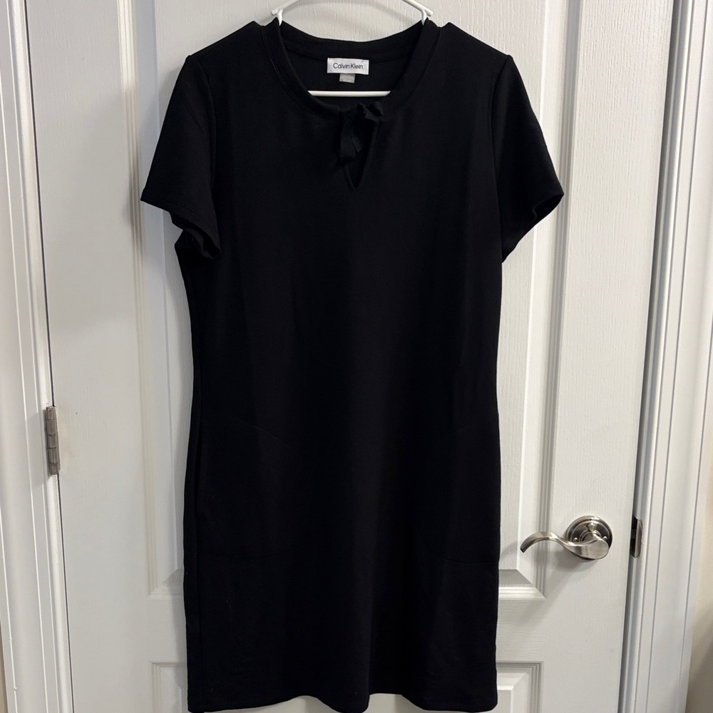 Calvin Klein Classic Black Jersey Dress